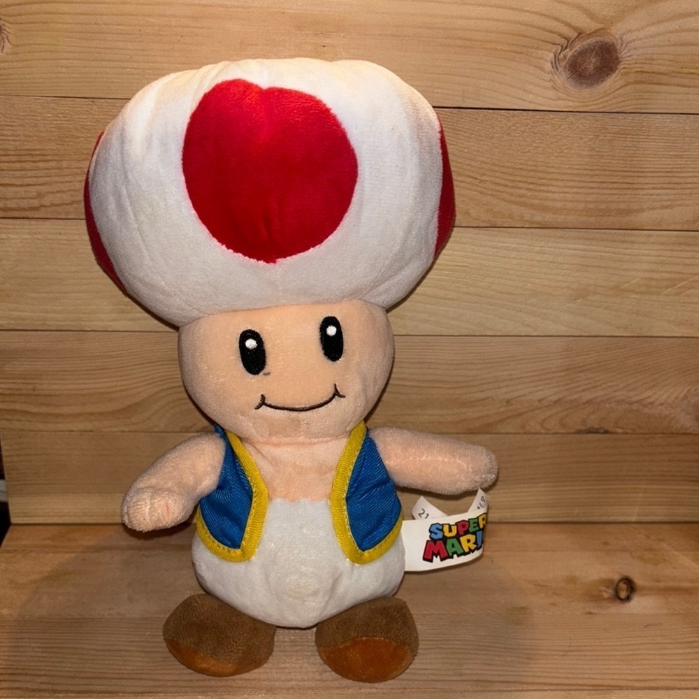 Nintendo Red and White Stuffed Animal Plush